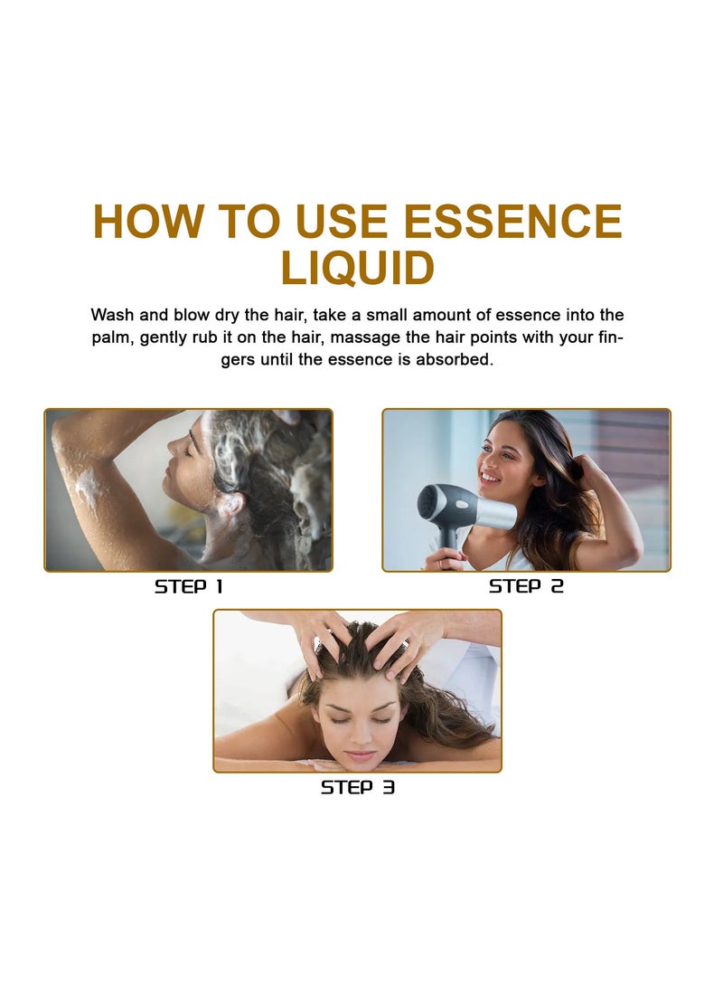 LUNOON hair care essence, nourishing hair, nourishing hair roots, preventing hair loss, thickening hair, scalp massage oil - Image 4