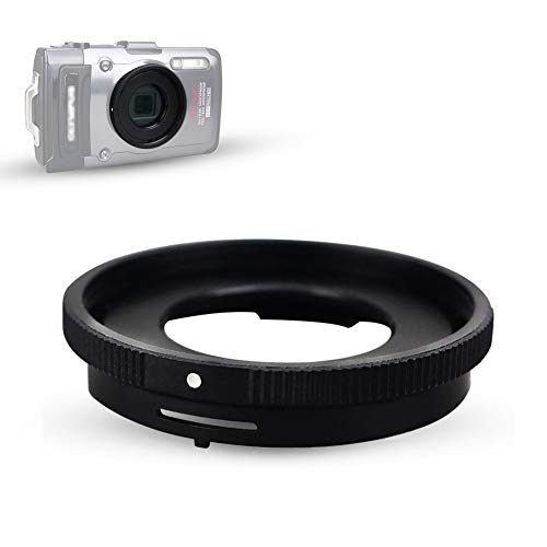 JJC Conversion Lens Adapter Ring Replaces Olympus CLAT01 Filter Adapter for Olympus Tough TG7 TG6 TG5 TG4 TG3 TG2 TG1 Compatible with 405mm Filter and Lens Cap - Image 1