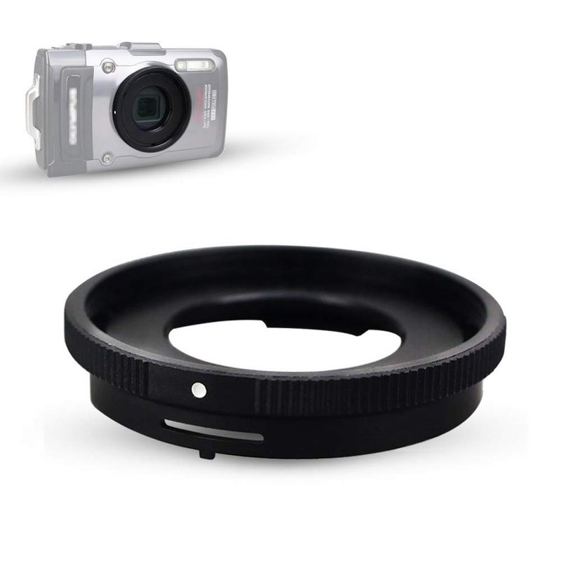 JJC Conversion Lens Adapter Ring Replaces Olympus CLAT01 Filter Adapter for Olympus Tough TG7 TG6 TG5 TG4 TG3 TG2 TG1 Compatible with 405mm Filter and Lens Cap - Image 2