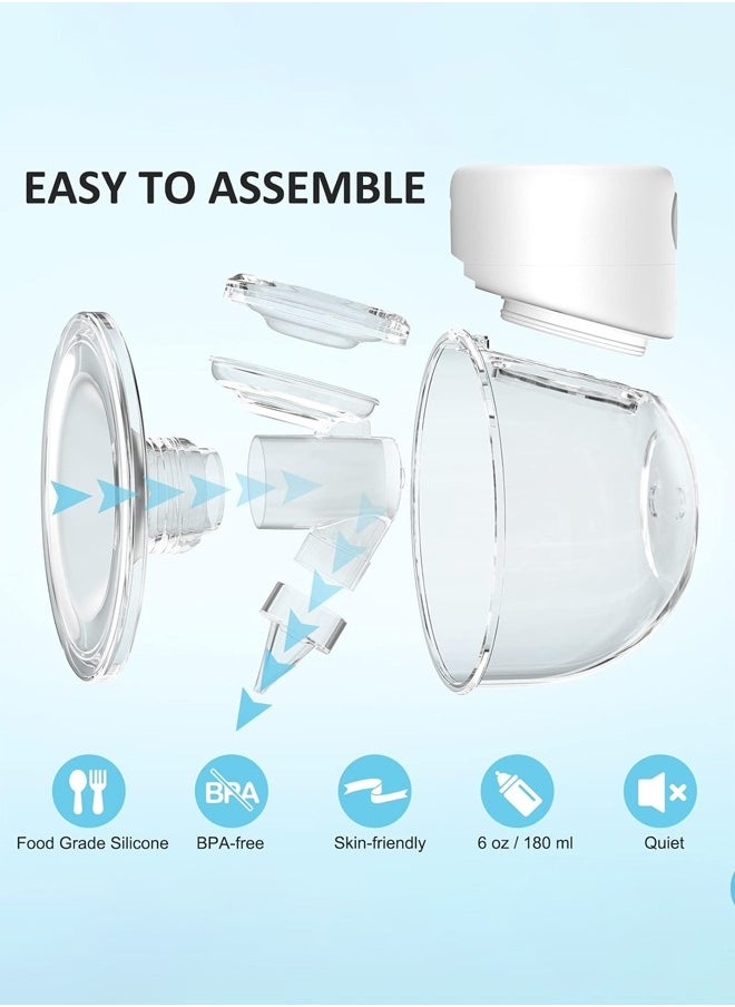 Cady One Hands-Free Wearable Electric Breast Pump With LCD Display, 9 Levels And 2 Rechargeable Modes And Massage Mode  - Image 5