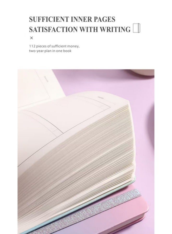 Self-filled Weekly Planner Calendar Book Daily Planner Notebook Notepad - Image 4