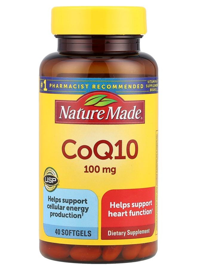 Nature Made CoQ10  100 mg 40 Softgels 