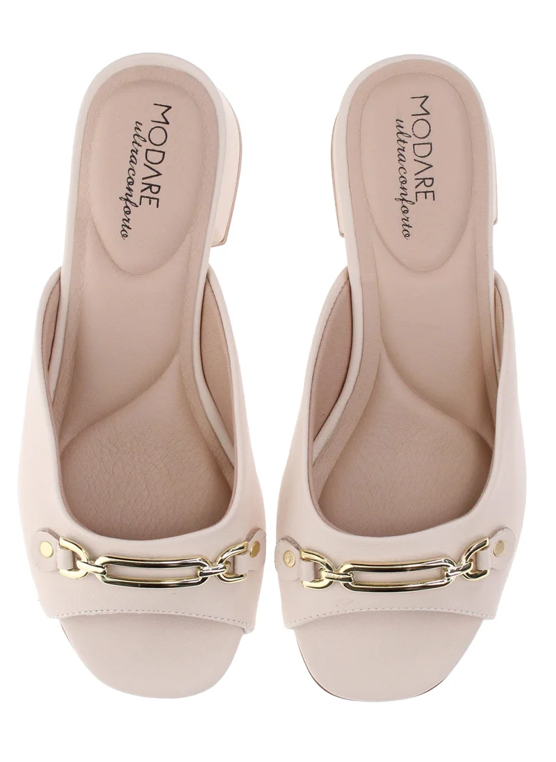 Modare Cream Modare Women’s Flat Summer Footwear – Lightweight Slip-On Comfort with Stylish Casual Design for Women | Best Price UAE