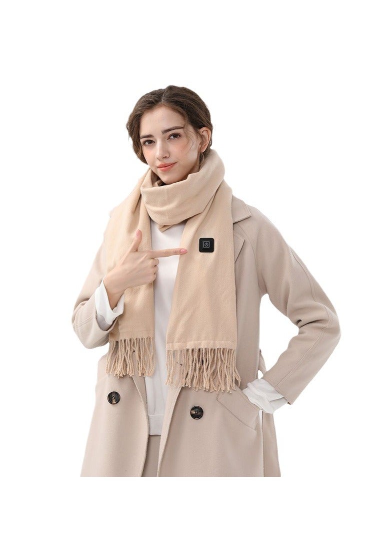 general Neck Heating Scarf, USB Rechargeable Neck Warm Scarf, Smart Heating Neck Shoulder Scarf, 3 Temperature Mode Scarves, Polyester Insulated Scarves, Male and Female Neck Heating Scarves - Image 1