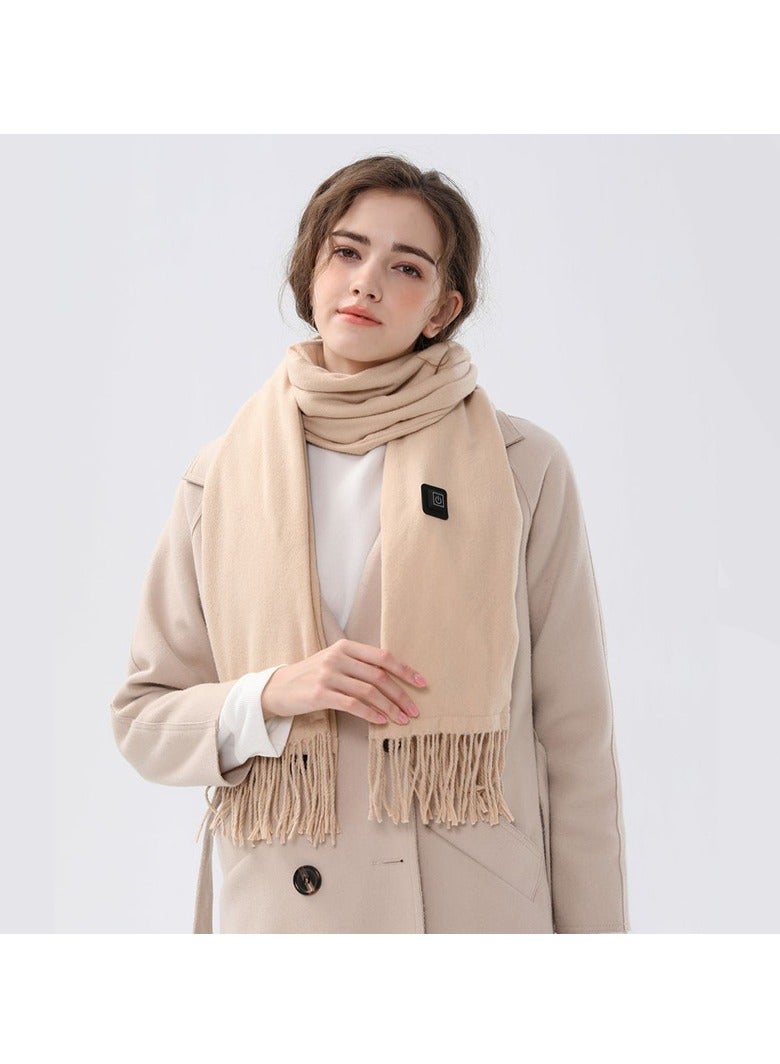 general Neck Heating Scarf, USB Rechargeable Neck Warm Scarf, Smart Heating Neck Shoulder Scarf, 3 Temperature Mode Scarves, Polyester Insulated Scarves, Male and Female Neck Heating Scarves - Image 2