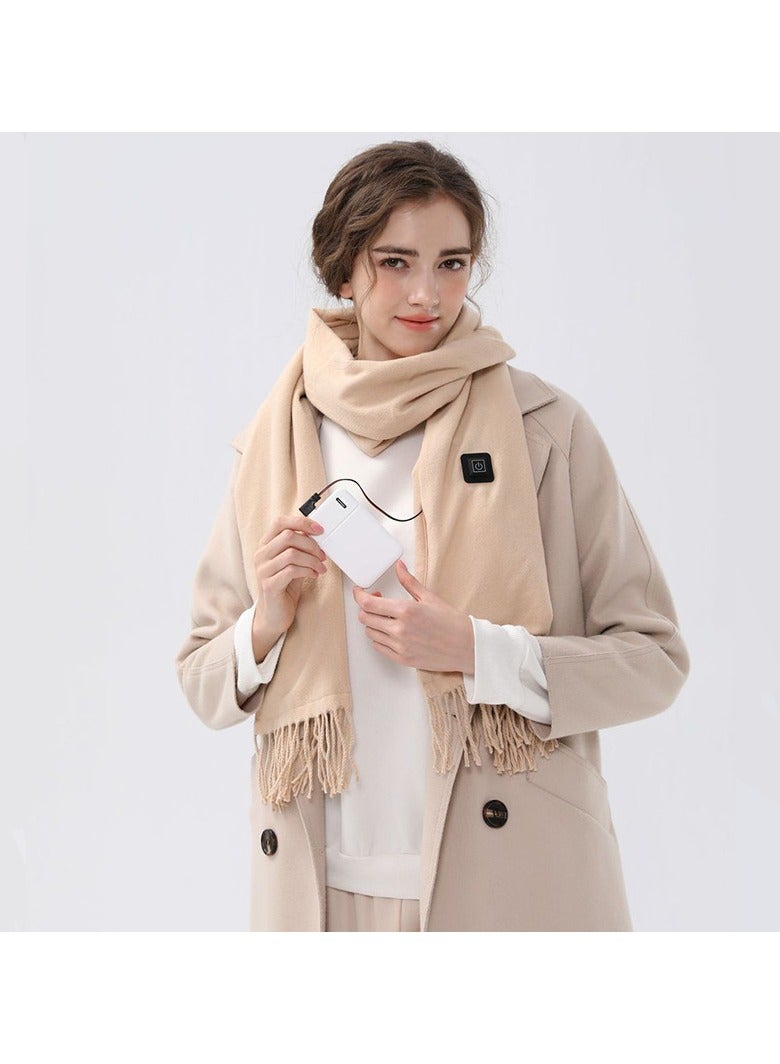 general Neck Heating Scarf, USB Rechargeable Neck Warm Scarf, Smart Heating Neck Shoulder Scarf, 3 Temperature Mode Scarves, Polyester Insulated Scarves, Male and Female Neck Heating Scarves - Image 4