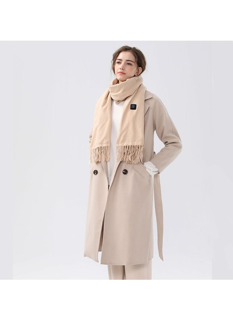 general Neck Heating Scarf, USB Rechargeable Neck Warm Scarf, Smart Heating Neck Shoulder Scarf, 3 Temperature Mode Scarves, Polyester Insulated Scarves, Male and Female Neck Heating Scarves - Image 5