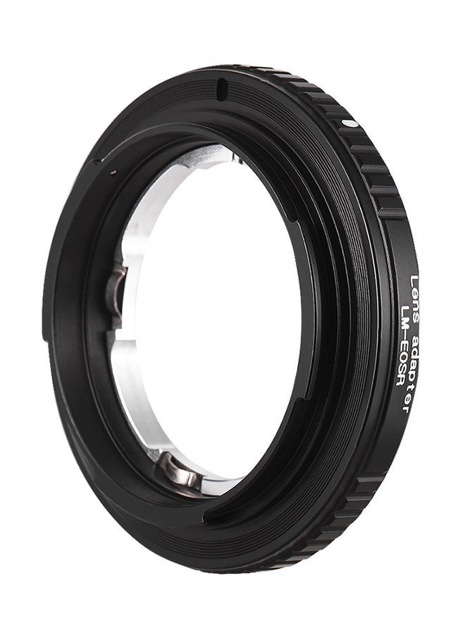 NIBEMINENT Lens Mount Adapter Ring For Leica LM To Canon EOS Black  - Image 3