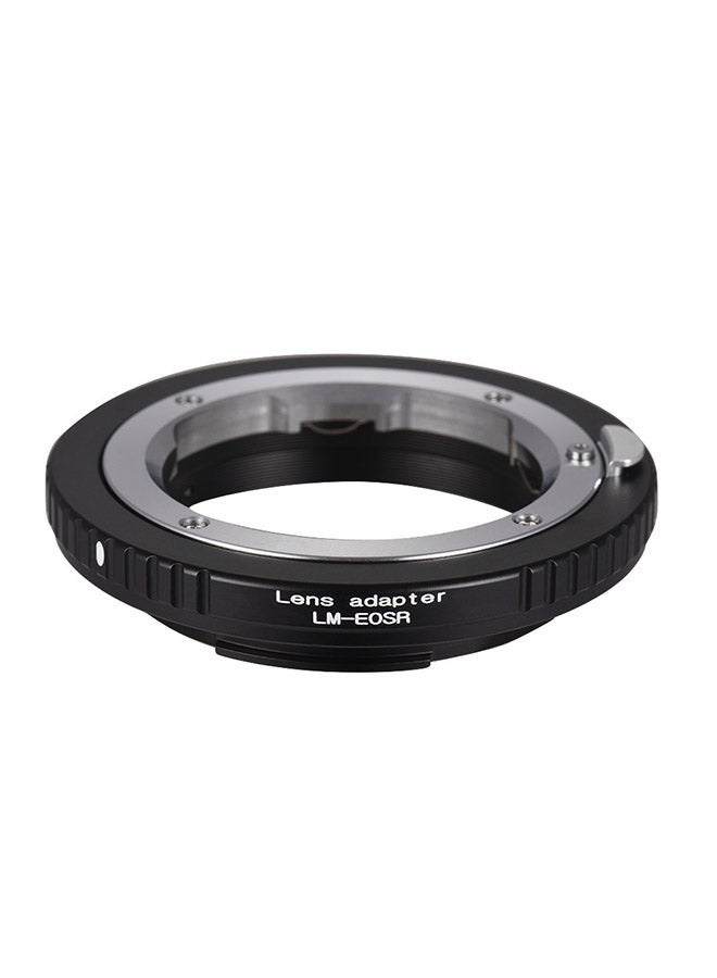 NIBEMINENT Lens Mount Adapter Ring For Leica LM To Canon EOS Black  - Image 1