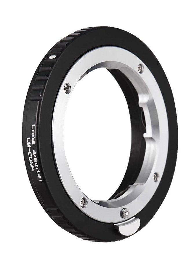 NIBEMINENT Lens Mount Adapter Ring For Leica LM To Canon EOS Black  - Image 2