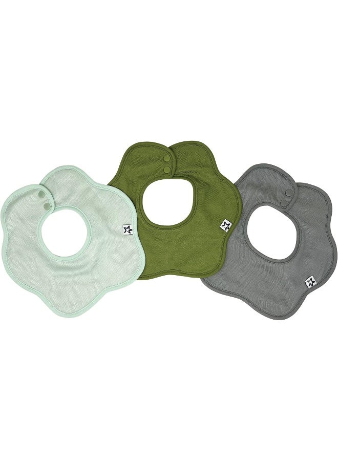 Tiny Twinkle Roundabout Drool Bibs - 360 Rotating Waterproof and Absorbent Teething Baby Bibs - Image 1