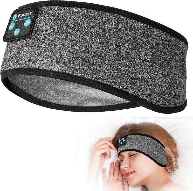 Voerou Sleep Headphones Sports Headband, Bluetooth Sleeping Headphones with Ultra-Thin Speakers,Headphones for Sleeping,Side Sleepers,Running,Workout,Travel,Yoga,Insomnia,Meditation Accessories - Image 1