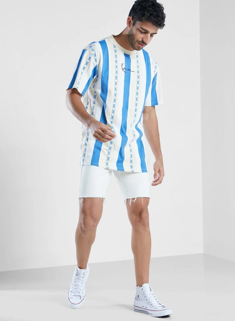Karl Kani Small Signature Stripe T-Shirt
