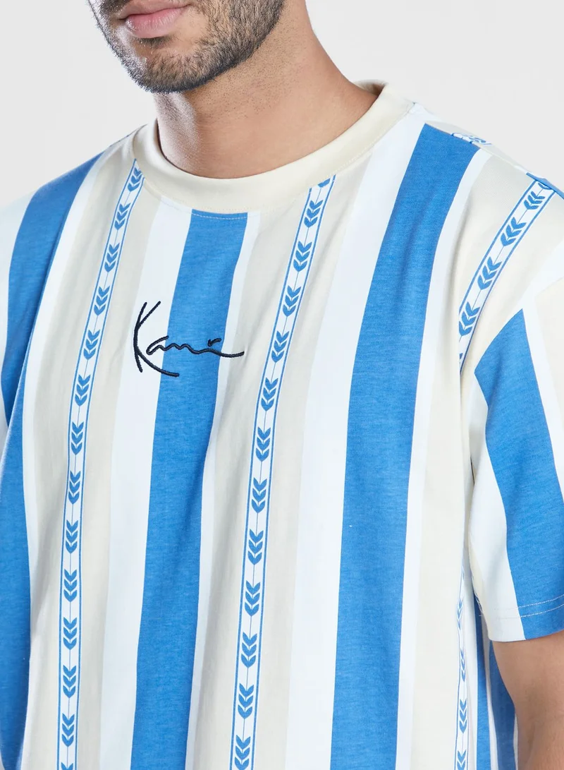 Karl Kani Small Signature Stripe T-Shirt