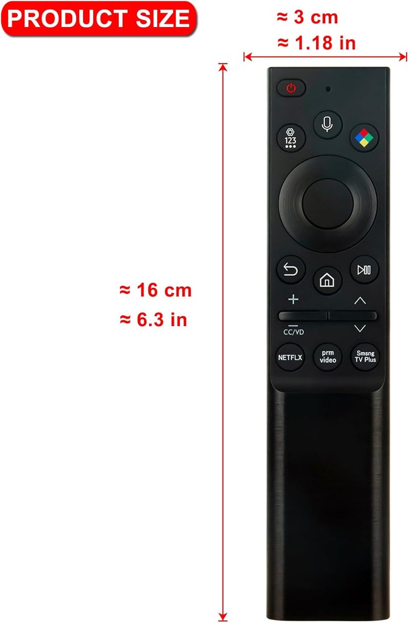 Allimity BN59-01363M Replacement Voice Remote Compatible with AU8000 AU7980 Series Samsung Crystal UHD HDR Smart TV 2021 Models with Shortcut Apps - Netflix，Prime Video，Samsung TV Plus - Image 2