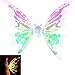 Kardeep Electric Fairy Butterfly Wings for Girls Adults Light Up Butterfly Wings for Women Iridescent Wing Dress Up for Dogs Role Playing LED Wing for Birthday Halloween Christmas and Party Attire - Image 3