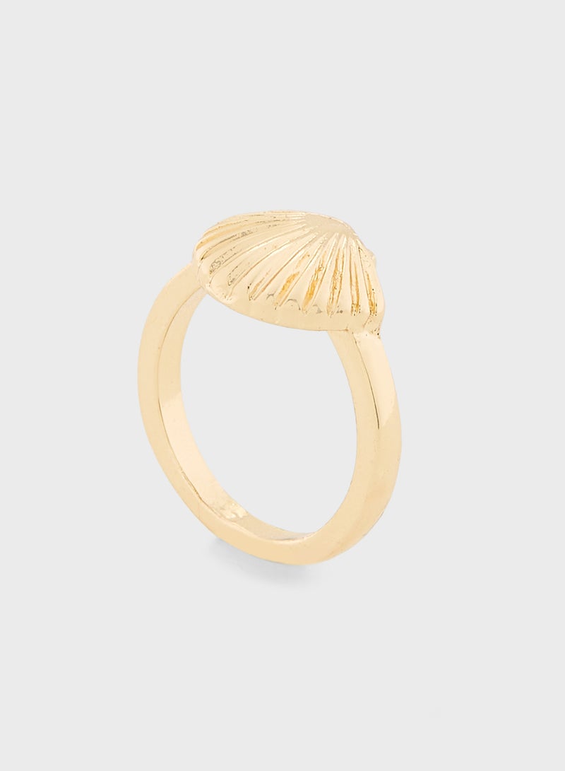 Ginger Shell Ring  - Image 2