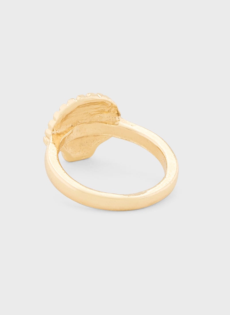 Ginger Shell Ring  - Image 3