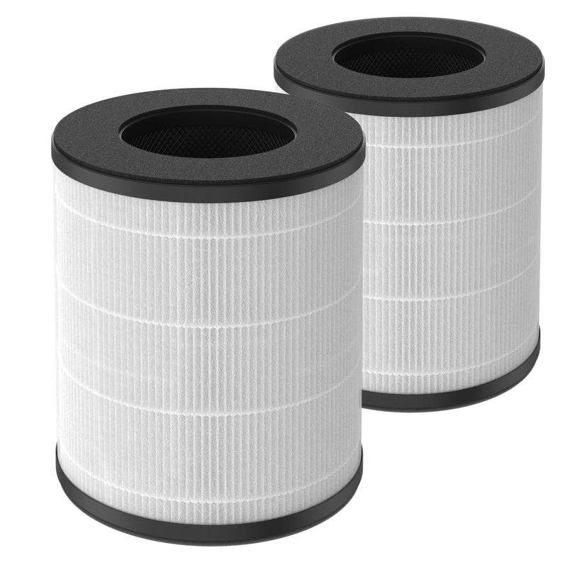 Premium Replacement Filter Compatible with Tenergy Renair CoolLiving CL6070A Beaba Tredy TD1300 Air Purifier for Home Large Room 2 Packs