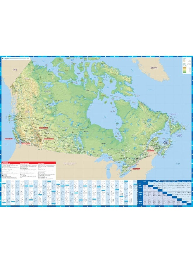 Lonely Planet Canada Planning Map  - Image 3