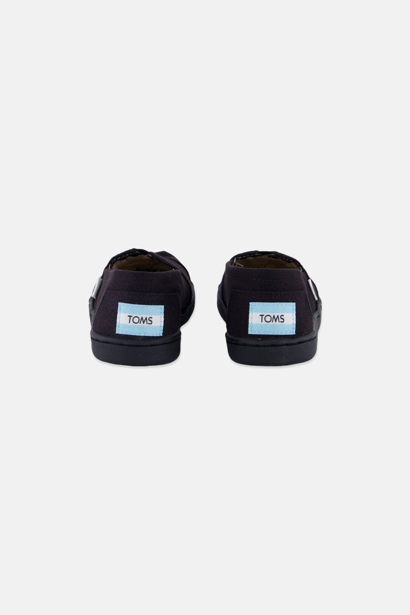 TOMS Kids Boy Alpargata Slip On Shoes, Black - Image 4