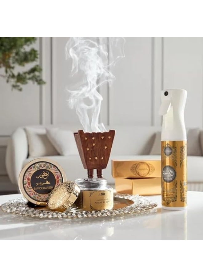 Solo Hamidi Solo Oud Muattar Ahsas Al Hub Bakhoor - 60g (1 Set, 1 Piece) - Image 2