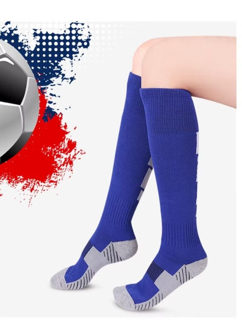 Generic Soccer Socks, Sport Knee High Socks Over The Calf Compression Athletic Socks for Mens and Women Running Training Football Thickening Keep Warm Sock for Soccer, Basketball, Uniform, 3 Pairs - Image 4
