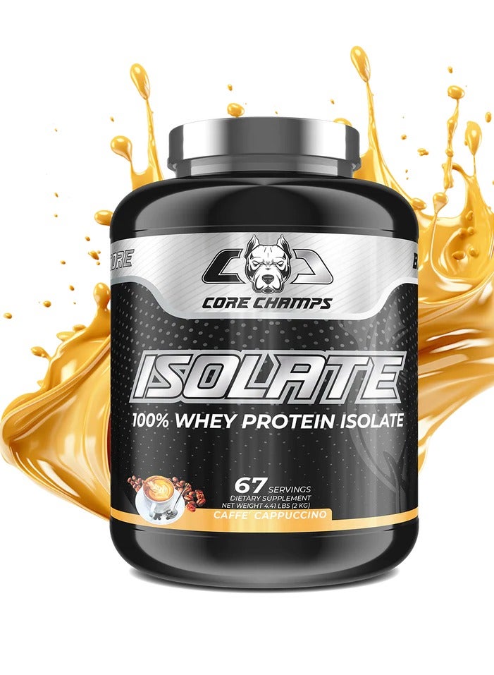 CORE CHAMPS ISOLATE 4.4LBS/2KG CAFFE CAPPUCCINO - Image 1