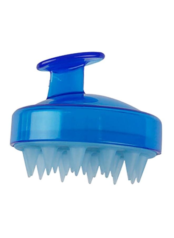 إسكدنيا فرشاة مدلكة للجسم وفروة الرأس والشامبو من السيليكون أزرق/ أبيض 40x3x7سم