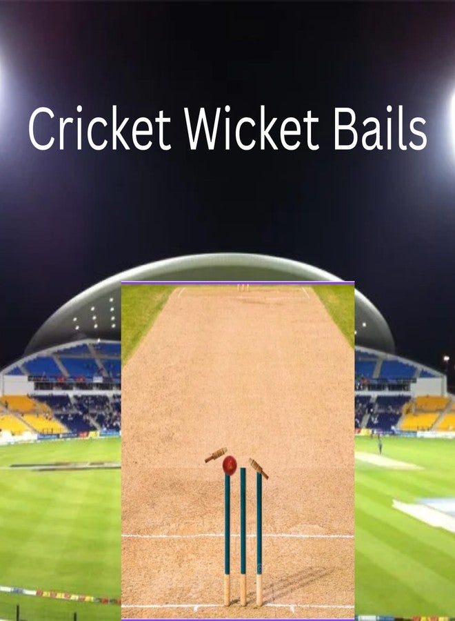 Reindeer Wooden Cricket Stump Bails (Pack of 2) | Lightweight & Easy-Use for Indoor & Outdoor Matches Wooden Gilli Set for Criket Match. - Image 3