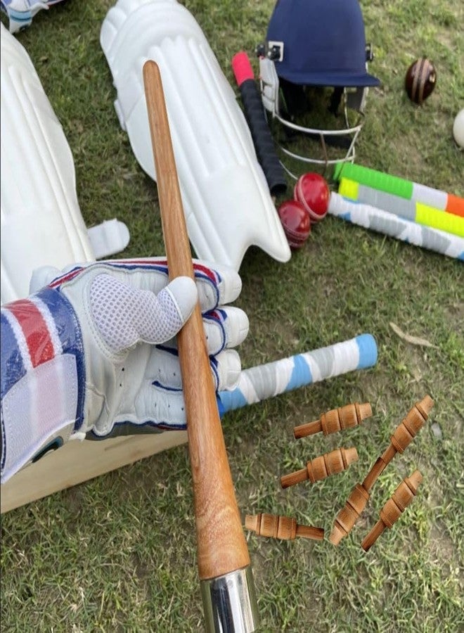 Reindeer Wooden Cricket Stump Bails (Pack of 2) | Lightweight & Easy-Use for Indoor & Outdoor Matches Wooden Gilli Set for Criket Match. - Image 4