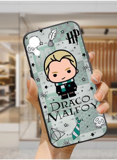 Protective Shockproof Case Cover For iPhone XR Harry Potter Draco Malfoy cute cartoon Drawing