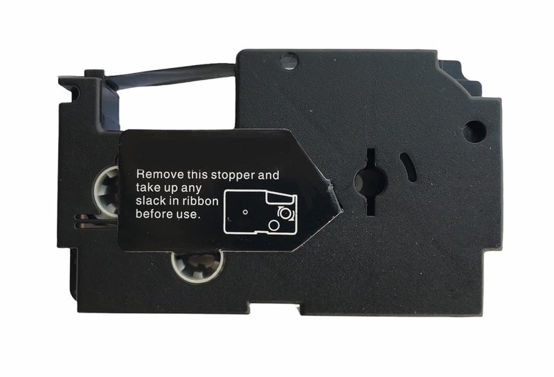 Livyu life شريط طباعة ملصقات 9 مم متوافق بديل لشريط ملصقات كاسيو KL-120، KL-60، KL-820، KL-7400، KL-G2، KL-HD1 صانع الملصقات EZ، (حبر أسود على شريط أبيض - 9 مم × 8 م - 1 قطعة)، 1 ملصق - Image 2