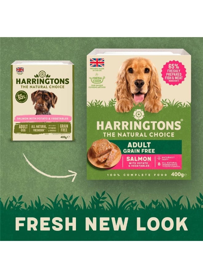 Harringtons Salmon Adult Wet Dog Food 400G - Image 2