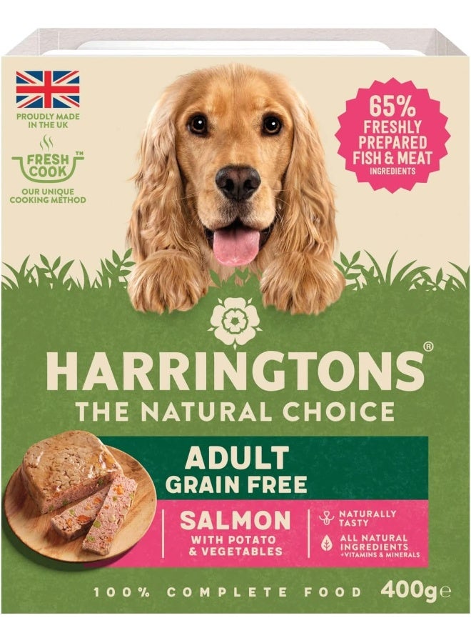 Harringtons Salmon Adult Wet Dog Food 400G - Image 1