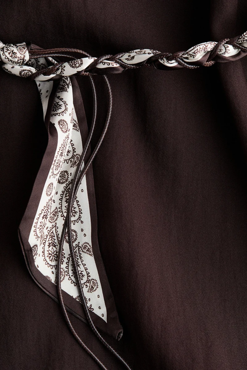 H&M Tie-belt shirt dress