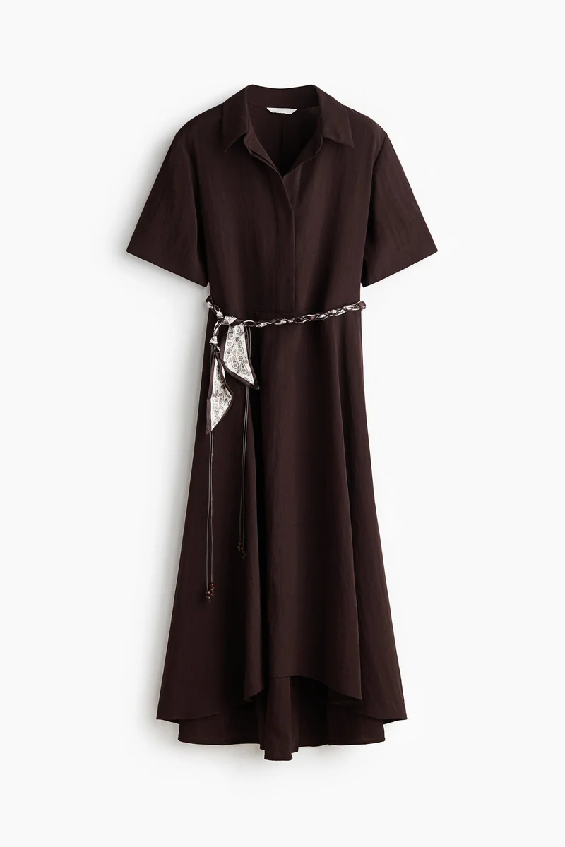 H&M Tie-belt shirt dress