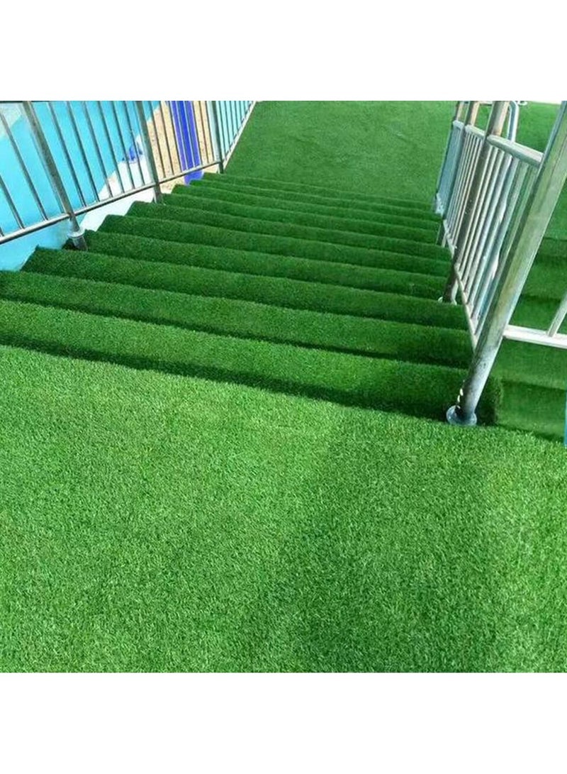 FFD Artificial Grass Carpet Fake Grass Mat Realistic & Thick Turf Lawn Rug Carpet Thick Lawn Pet Turf Artificial Grass Mat For Kids School Play Area 2x3m - Image 3
