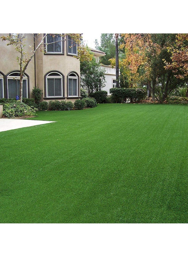 FFD Artificial Grass Carpet Fake Grass Mat Realistic & Thick Turf Lawn Rug Carpet Thick Lawn Pet Turf Artificial Grass Mat For Kids School Play Area 2x3m - Image 2