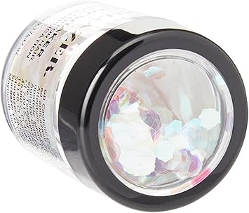 Stargazer Chunky Glitter Shaker UV White Cosmetic glitter for use on the eyes lips face body hair and nails - Image 4