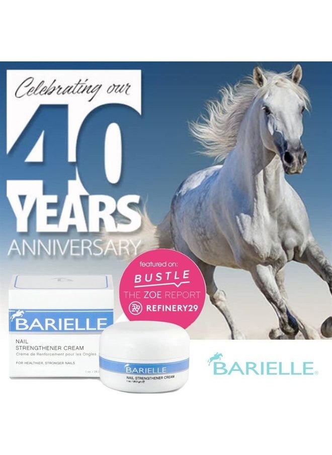 BARIELLE - Barielle Nail Strengthener Cream Helps Improve Nail Growth.For Healthier and Stronger Nails. Prevents Splitting Cracks and Ridges. Resists Splits Peels and Breaks.Can Be Used with Nail Polish. 1 Ounce - Image 1