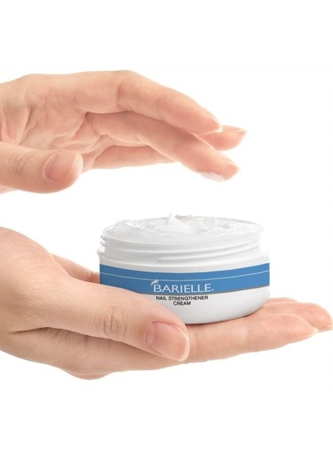 BARIELLE - Barielle Nail Strengthener Cream Helps Improve Nail Growth.For Healthier and Stronger Nails. Prevents Splitting Cracks and Ridges. Resists Splits Peels and Breaks.Can Be Used with Nail Polish. 1 Ounce - Image 1