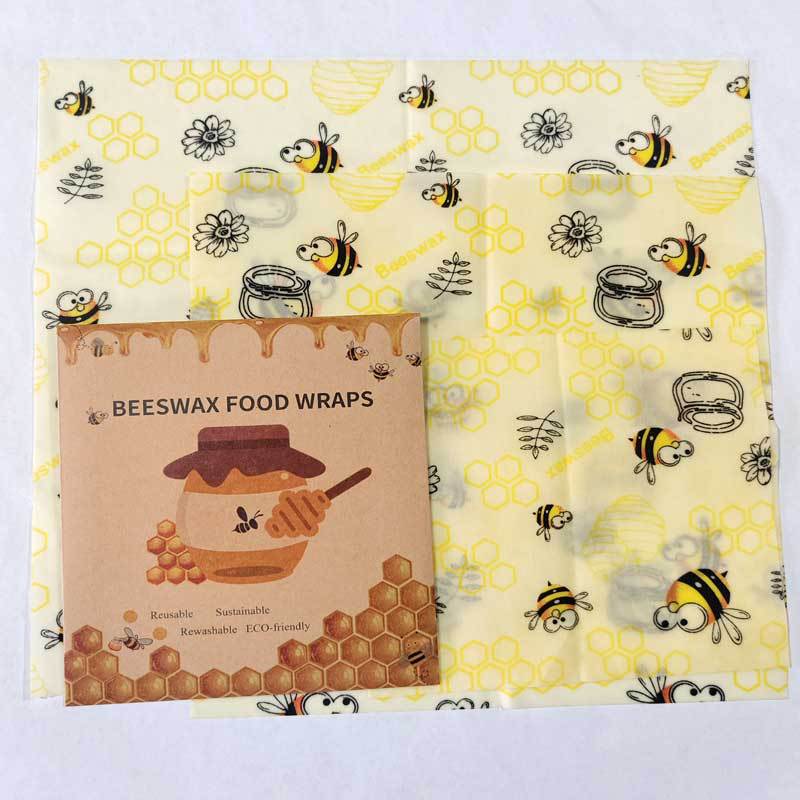 Beeswax Cloth Reusable Beeswax Paper Beeswax Food Grade Packaging Cloth Beeswax Wrap Cloth - Image 1