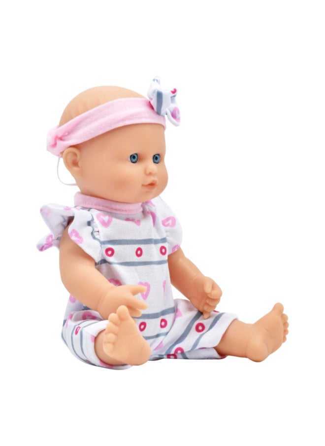dolls world Little Poppets 10 inch Deluxe Twin Bathable vinyl Doll from Peterkin gift for kids of Age above 10 months  - Image 4