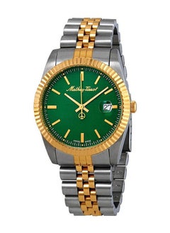 Mathey-Tissot Mathy III Quartz Green Dial Men's Watch - H810BV  - Image 1