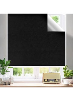 HOOKOR Portable Stick-On Blackout Blinds for Windows - No Drill Needed - Ideal for Bedroom, Nursery, Loft, Travel, RV, Car - 300x145cm  - Image 1