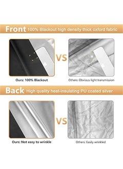 Portable Stick-On Blackout Blinds for Windows - No Drill Needed - Ideal for Bedroom, Nursery, Loft, Travel, RV, Car - 300x145cm - pzsku/ZC9C49511CEC16ED4F7C0Z/45/_/1718342440/fd7f7bc2-e55c-4e7f-8a26-ed72356d11cc