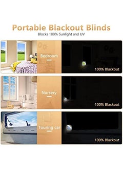 Portable Stick-On Blackout Blinds for Windows - No Drill Needed - Ideal for Bedroom, Nursery, Loft, Travel, RV, Car - 300x145cm - pzsku/ZC9C49511CEC16ED4F7C0Z/45/_/1718342481/b3e0c611-7450-4e17-8651-f8299a3a170b