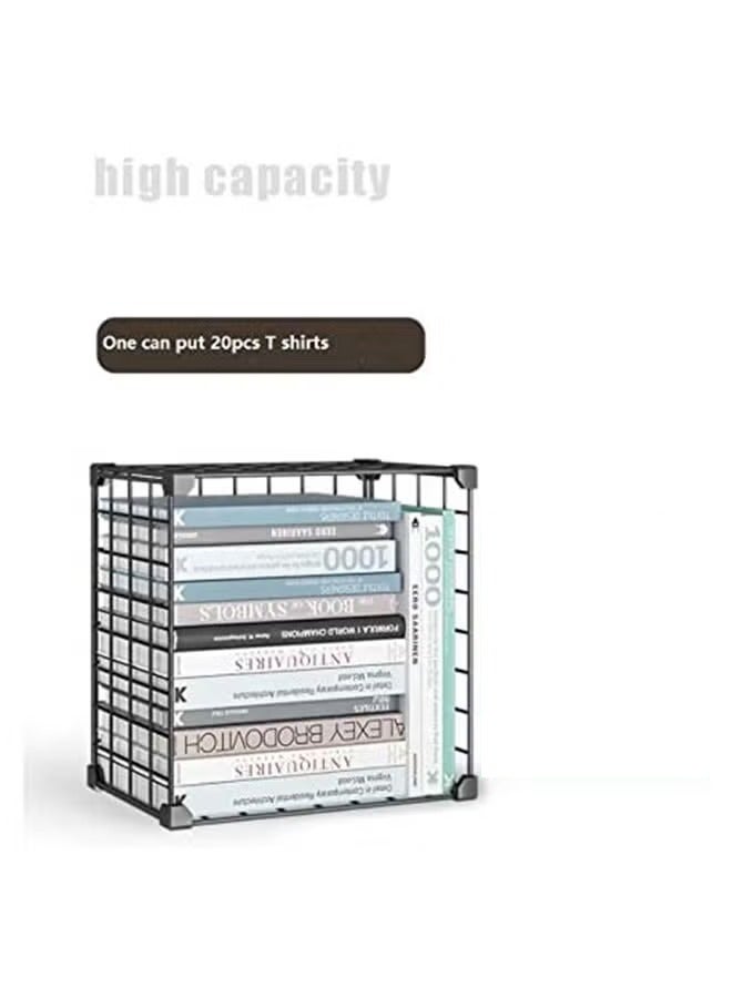 Generic Bookshelf Storage Shelf with Steel Frame for Living Room Entryway Hallway Office Industrial Style - Image 4