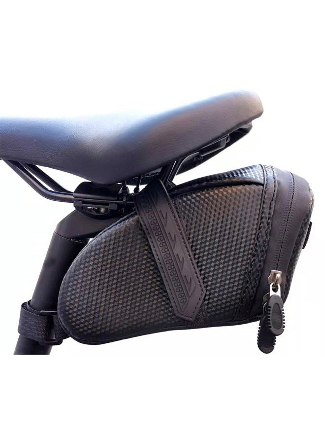 Tongha Bicycle Seat Bag Water Proof,Bike Pack Under Seat,Bike Tail Large Capacity Saddle Bag,Wedge Saddle Bag for Bike,Cycling Accessories - Image 1